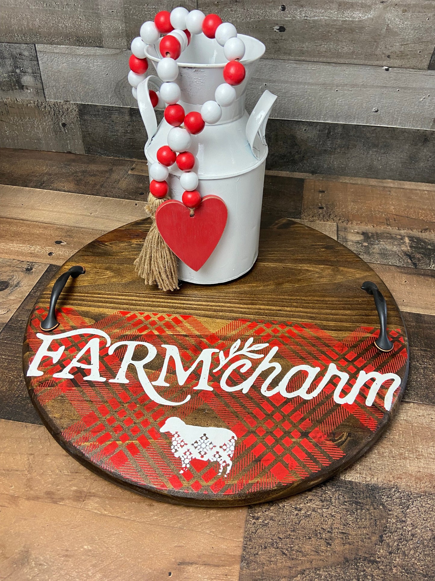Serving Tray  - Farm charm, farmhouse, wood, kitchen, home decor