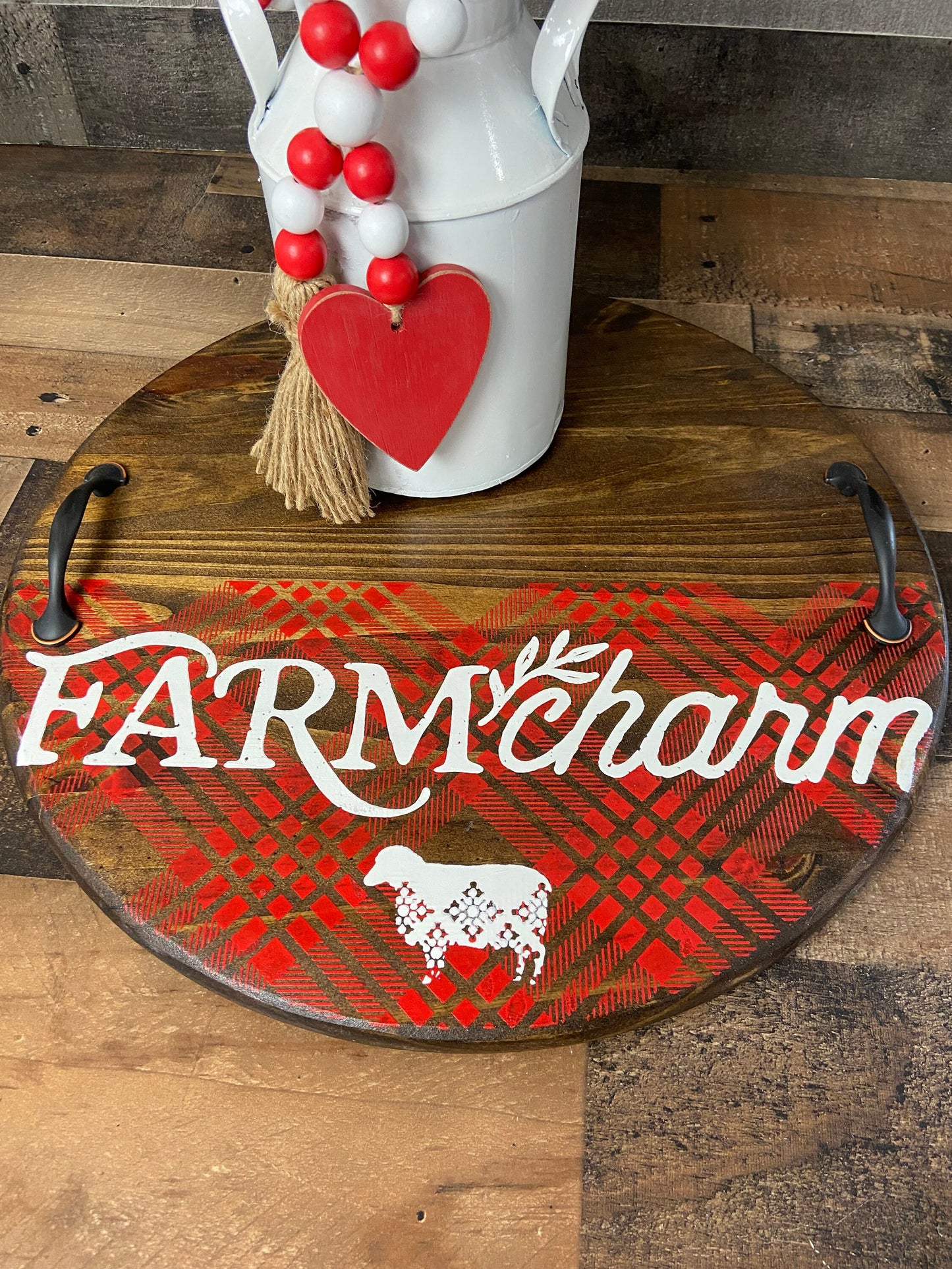 Serving Tray  - Farm charm, farmhouse, wood, kitchen, home decor