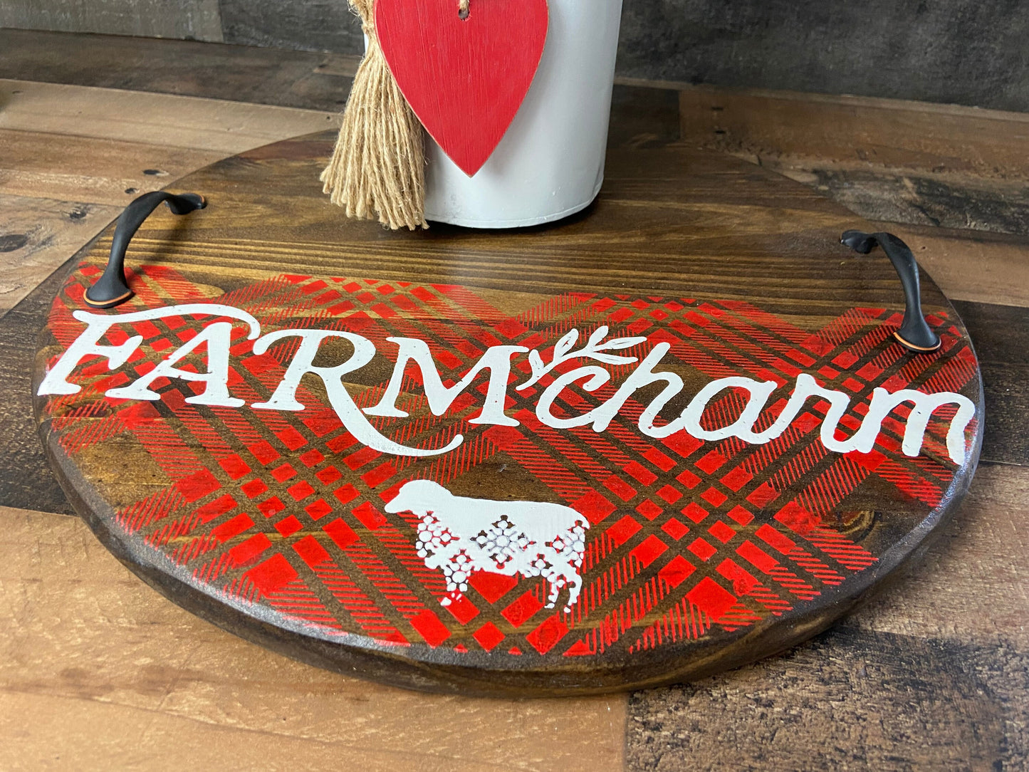 Serving Tray  - Farm charm, farmhouse, wood, kitchen, home decor