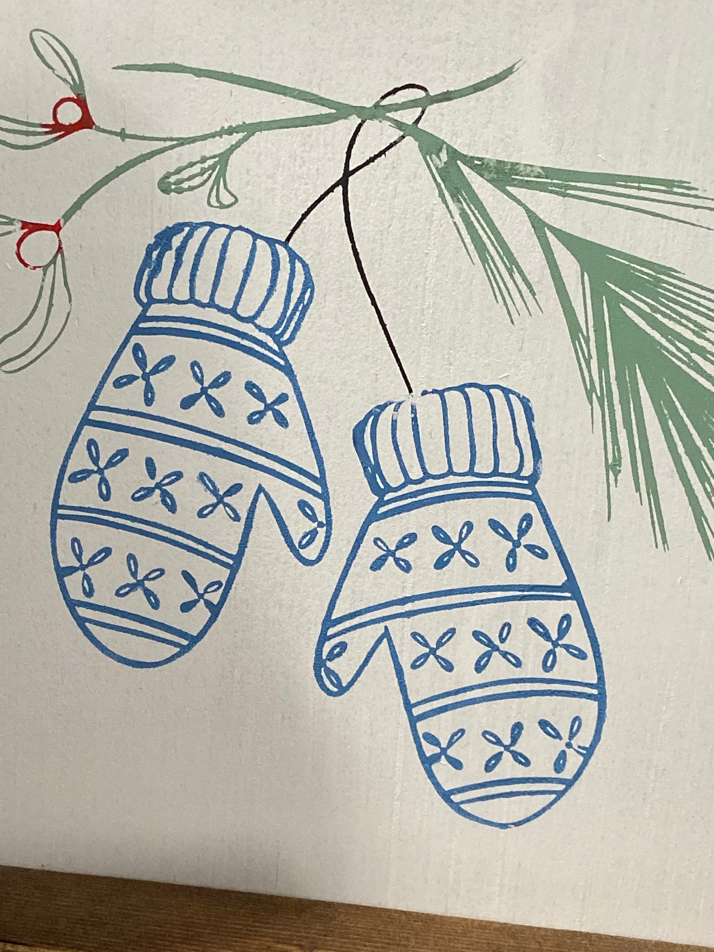 Cold Hands Warm Heart Framed Art, shelf sitter, winter art